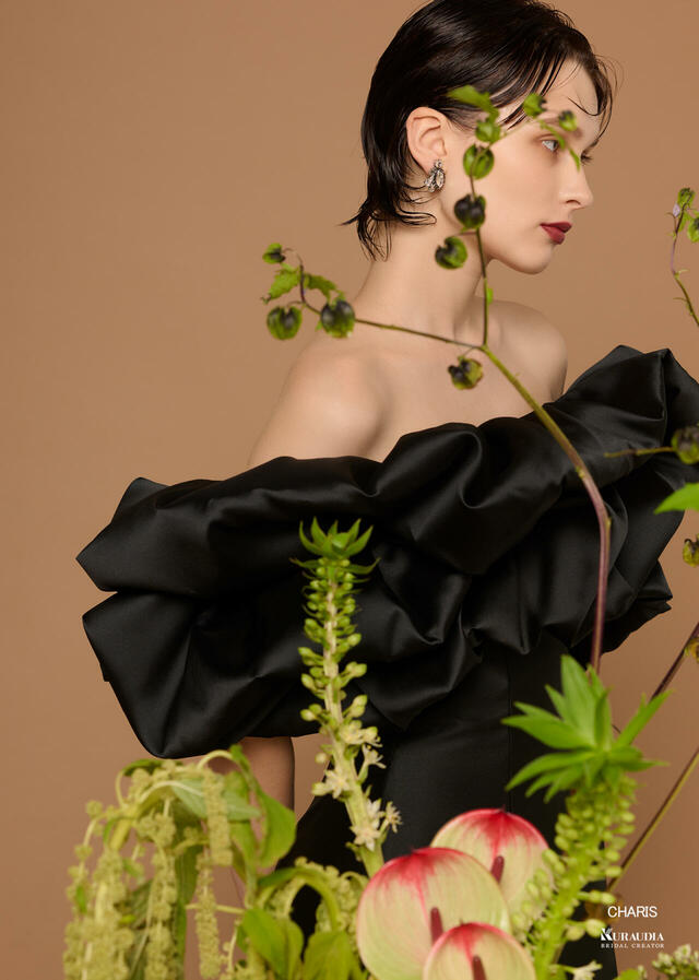 「Irida maison（イリーダメゾン）」新作ウェディングドレス　IM-0041_Black