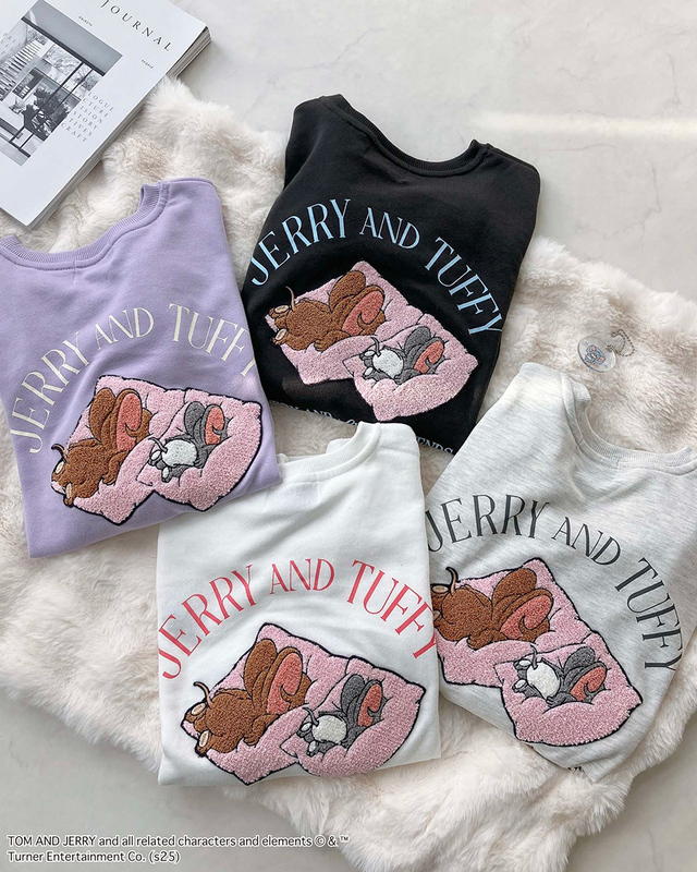 【AS KNOW AS plus トムとジェリースウェット】日々のコーディネートに取り入れやすいカラバリがうれしい