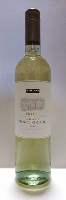 【No.4】【カークランドシグネチャー 白ワイン フリウリ ピノ・グリージョ 750ml 598円】万人受けする飲みやすい1本