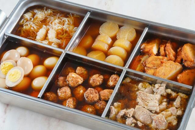 「人気のおでん」＜期間：2025年9月24日～11月20日＞【熱々のサーロインステーキが食べ放題！秋の味覚も満喫できる「松江エクセルホテル東急」の秋のディナーブッフェ開催！】