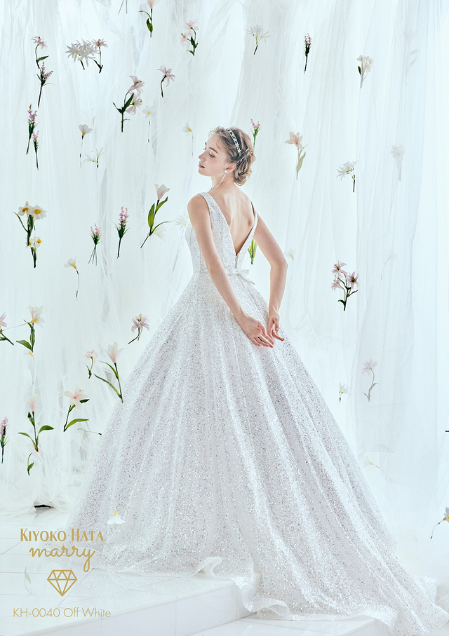 KIYOKO HATA（キヨコハタ）×marry（マリー）新作ウェディングドレス　KH-0040_OffWhite