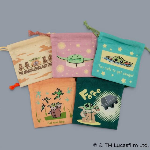 マンダロリアン＆グローグー ブラインド 巾着S(単品) 935円