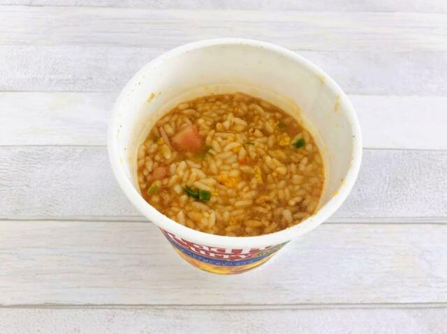 底に辛いのがたまるので、よくかき混ぜてくださいね。