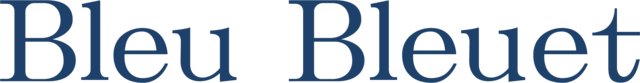 Bleu Bleuetの印象的なロゴデザイン