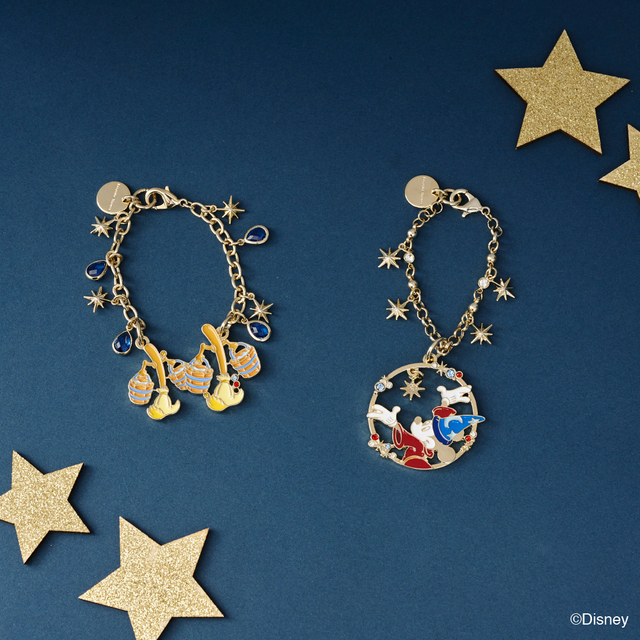 バッグチャーム 各¥6,050|サマンサタバサ ディズニー・アニメーション映画『ファンタジア』「ミッキーマウス」コレクション