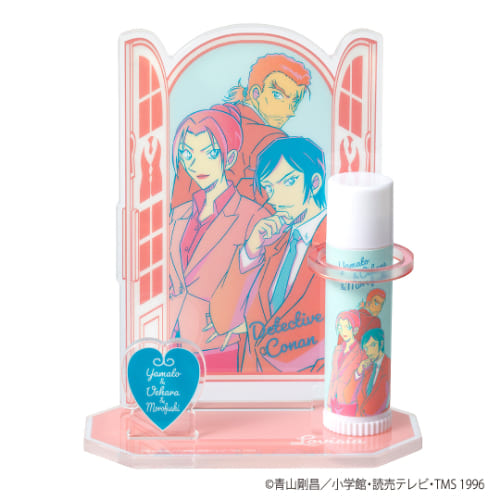 【Lovisia 名探偵コナンリップクリーム＆リップスタンドセット】大和＆上原＆諸伏