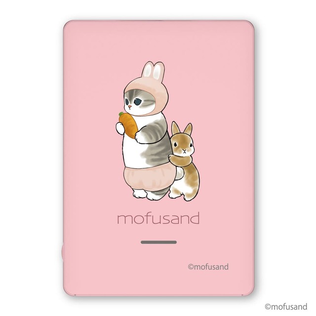 「mofusand モバイルバッテリー 5000mAh うさxにゃん」商品画像