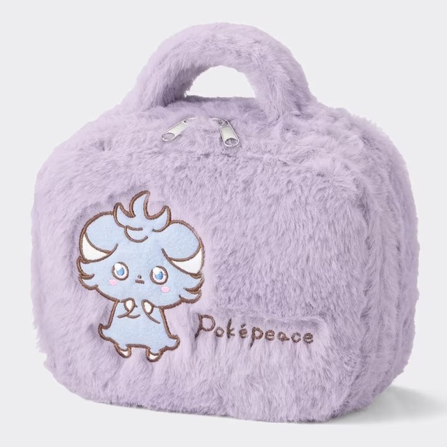 フェイクファーポーチ 1,490円｜GU「ポケピース」コレクション