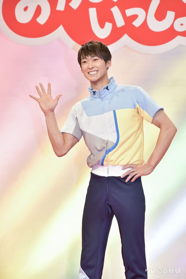 まことお兄さん 手パー - おかあさんといっしょ 交代記者会見