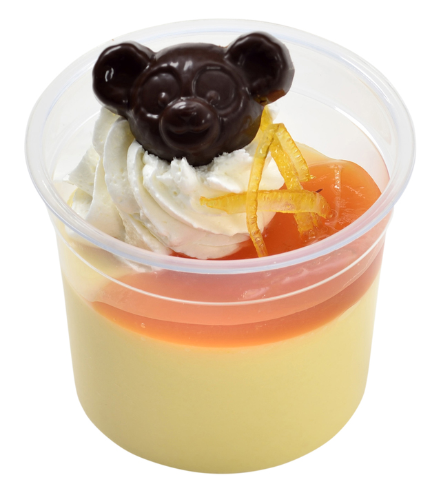 オレンジムース(チーズケーキ入り)、スーベニアカップ付き 1個 ¥880