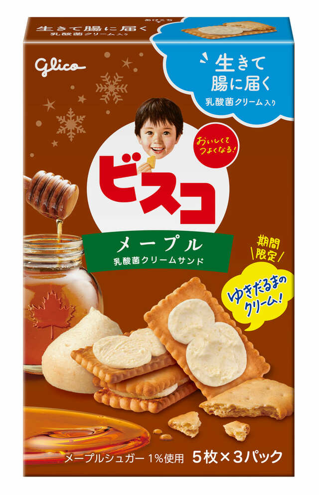 【ビスコ】ビスコ＜メープル＞ ゆきだるまのクリーム