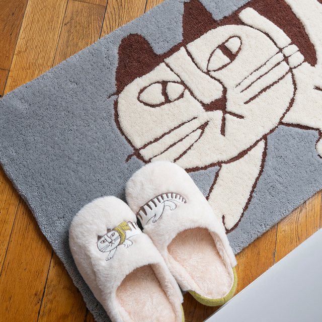 【リサ・ラーソン 冬のホームアイテム】玄関マット(スパイキー)/スリッパ(マフラースパイキー)