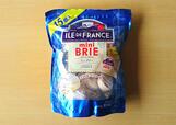 【イル・ド・フランス ミニブリーチーズ 375g(25g×15個) 1448円】パッケージは、保存に便利なジッパー付き