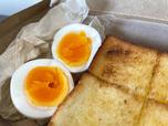 【上島珈琲店】ちょうどいい茹で加減の卵!