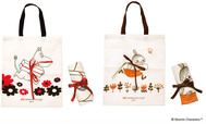 リボンバッグ ギフト ムーミン/リトルミイ各1,200円（税別）