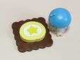【チョコサプ サンリオキャラクターズ】ロールケーキのクリームは星柄。芸が細かい！