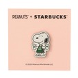 【PEANUTS™+STARBUCKS™】「PEANUTS ピンバッジ ピンク」¥1,200
