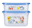 ジップロック® コンテナー 正方形700ml&1100ml 各1個入 “くまのプーさん” 2021