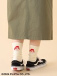 ペコちゃんの刺繍を背面に入れたソックスが誕生！
