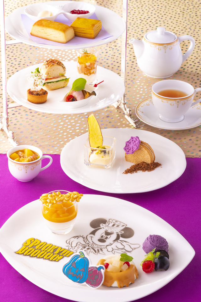 東京ディズニーランドホテル_「ドリーマーズ・ラウンジ」“ディズニー・ハロウィーン”アフタヌーンティーセット
