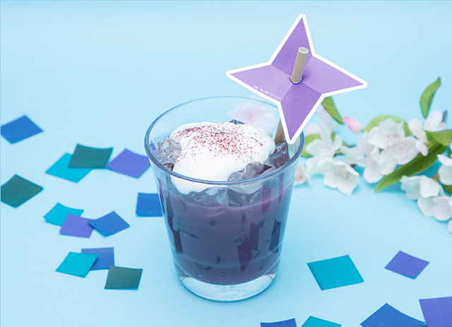 五年生の紫芋ミルクティー