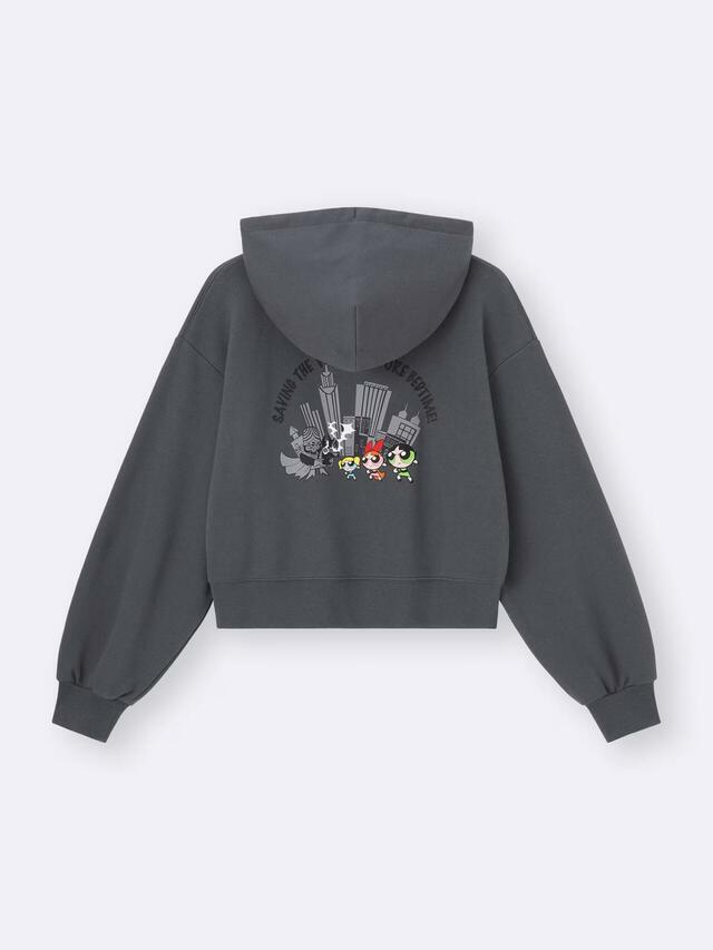 スウェットパーカ ¥2,990｜GU「パワーパフ ガールズ」コレクション