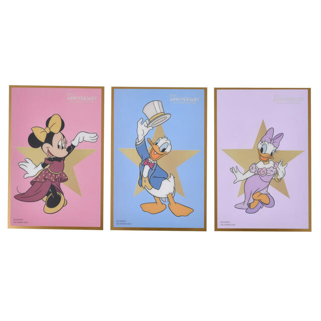 【東京ディズニーリゾート店限定】ミッキー＆フレンズ ポストカード セット フレーム付き 東京ディズニーリゾート店25周年記念 1,100円