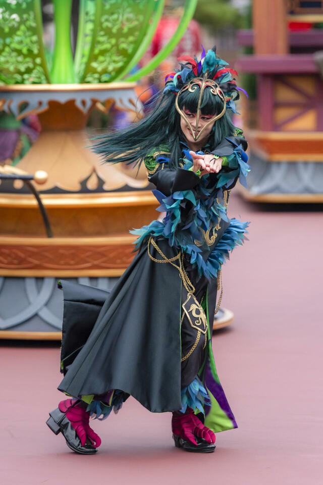 東京ディズニーランド「ザ・ヴィランズ・ハロウィーンInto the Frenzy”」プレスプレビューの様子