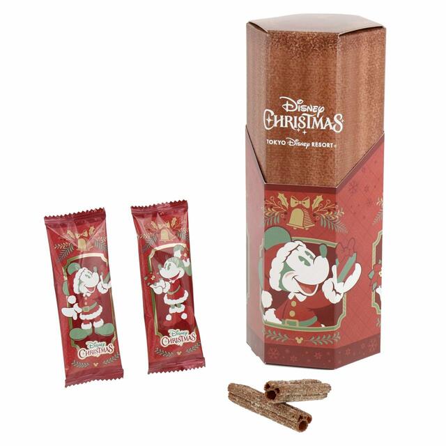 チュロススナック 900円|「ディズニー・クリスマス」スペシャルグッズ|東京ディズニーリゾート40周年“ドリームゴーラウンド”|発売日:2023年11月7日(火)|販売店舗:東京ディズニーランド「ディズニー&カンパニー」、東京ディズニーシー「ヴァレンティーナズ・スウィート」