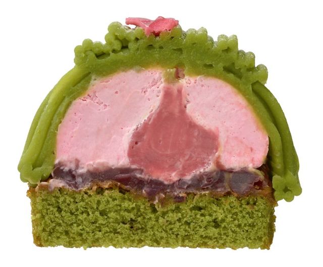 抹茶とさくらのモンブラン