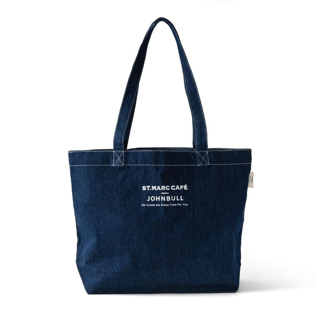 【サンマルクカフェ福袋 2025】しっかりとした分厚いデニム生地の「ジョンブル×サンマルクカフェ デニムトートバッグ」