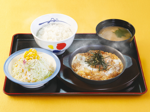 “お肉大盛”牛とじ定食