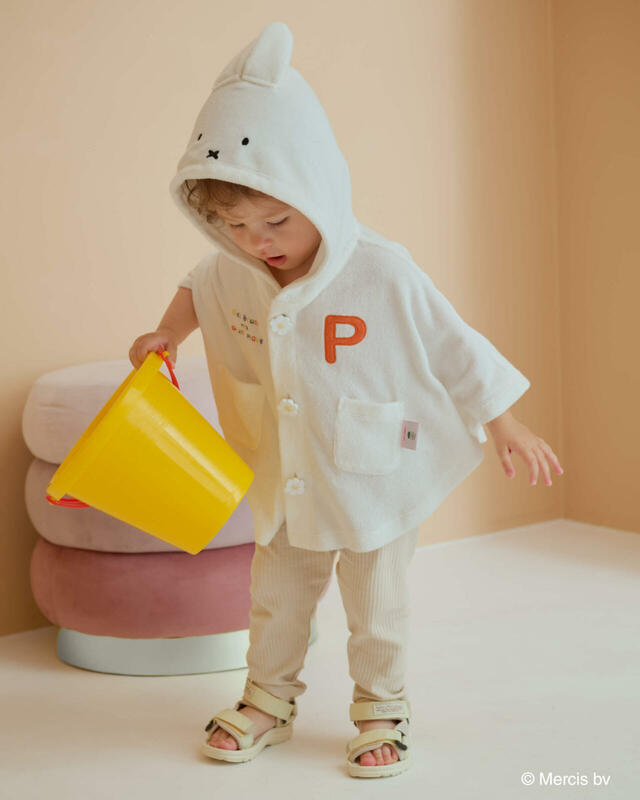 【ジェラート ピケ×ディック・ブルーナ】＜ベビー＞miffy パイルポンチョ（税込7,920円）サイズ：70／80