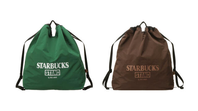 『STARBUCKS STAND by BEAMS 2Way ナップサック』¥5,500
