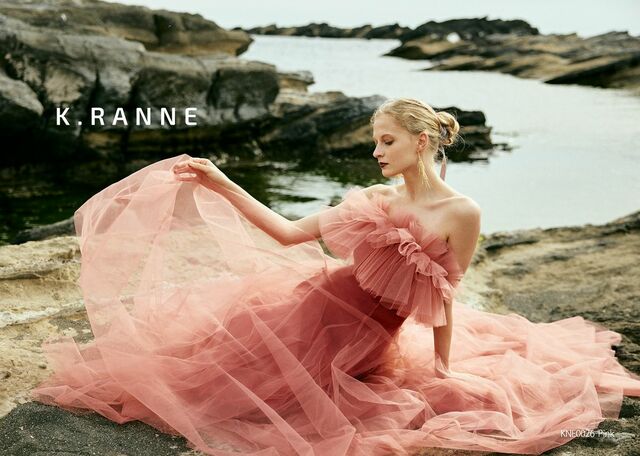 「K.RANNE-クランネ-」新作ウェディングドレス KNE0026_Pink