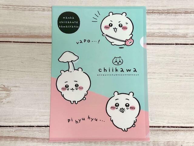 【ちいかわ100円雑貨】ちいかわはミントグリーン＆ピンクカラー！