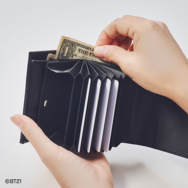 【BT21ミニ財布】コンパクトだけどお札もラクラク