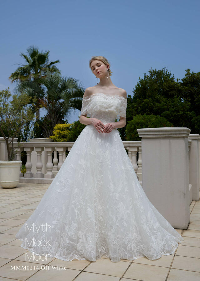クラウディア|Myth Mock Moon(ミスモックムーン)新作ウェディングドレス|MMM0214_OffWhite