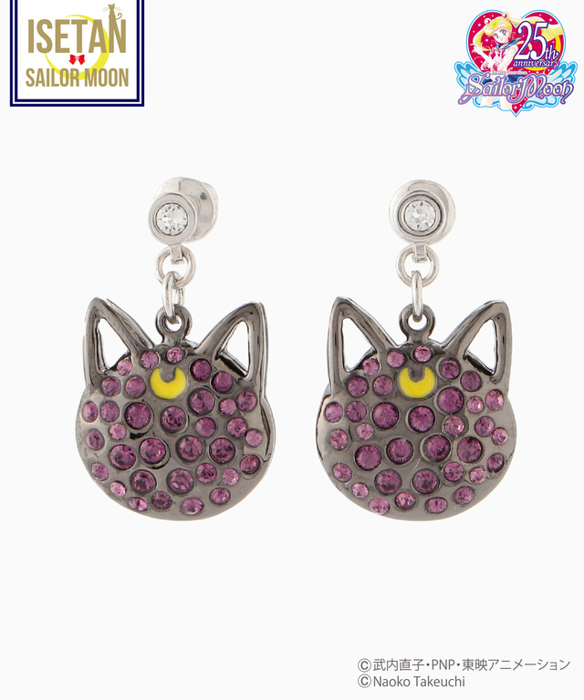 スワロフスキー®クリスタルコラボ ルナピアス