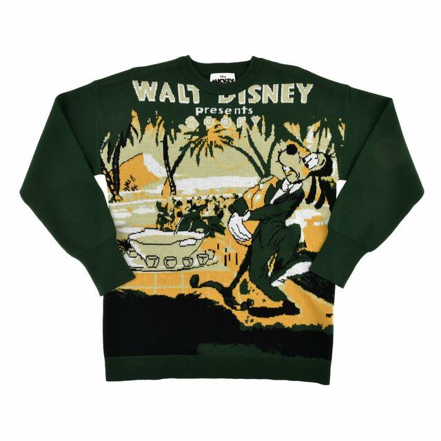 グーフィー 長袖セーター Goofy 90th 9,900円