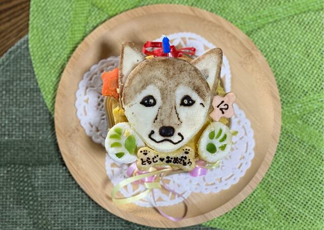 【Dog Lab Bubbie Boo 似顔絵ケーキ】そっくりで食べちゃうのがもったいない