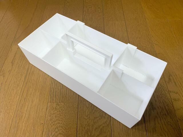 【ニトリ　ハコブNインボックス オフィス】収納スペースのカスタマイズは簡単