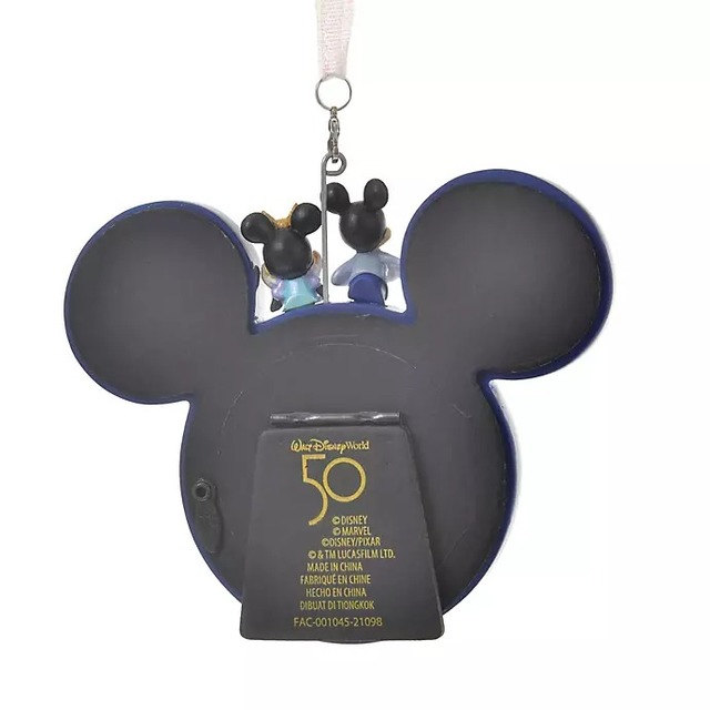 ミッキー&ミニー オーナメント フォトフレーム WALT DISNEY World 50TH CELEBRATION 2,640円