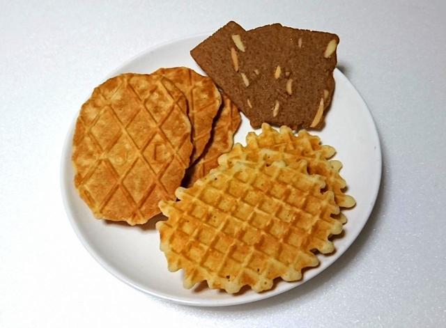 【コストコ JULES BELGIAN BUTTER BISC(ジュールス バタービスケット) 475g 1298円】定番のバタークリスプやバターワッフルなど、3種類入り