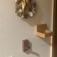 【無印良品　壁に付けられる家具】壁が華やかに！