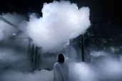 《質量のない雲、生命と彫刻の間》　Ⓒチームラボ