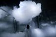 《質量のない雲、生命と彫刻の間》　Ⓒチームラボ