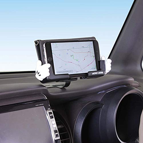 ディズニー 車載ホルダー カバー付スマホ対応  ナポレックス/1,380円/発売中
