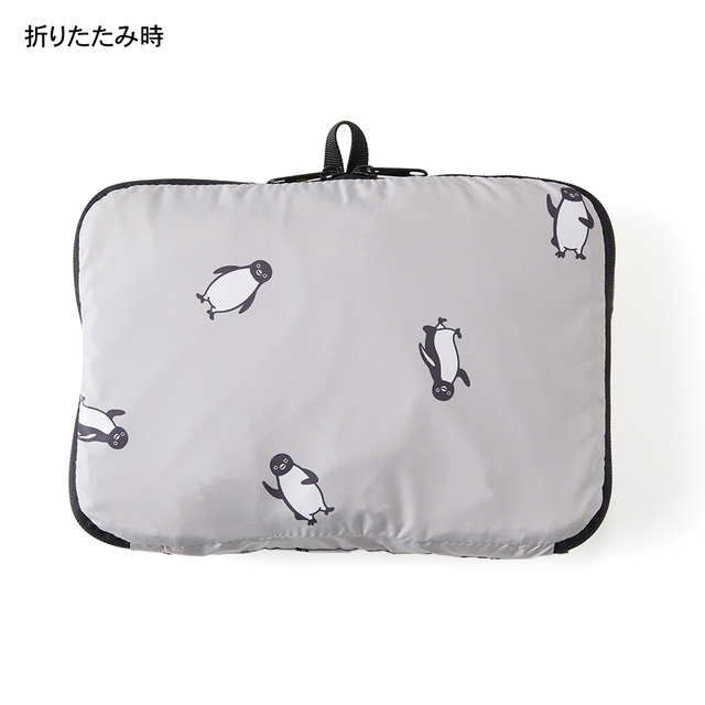 ベルメゾン キャリーケースに取り付け可能な折りたたみトートバッグ「Suicaのペンギン」