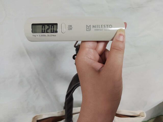 0.20kgと、見た目より軽い